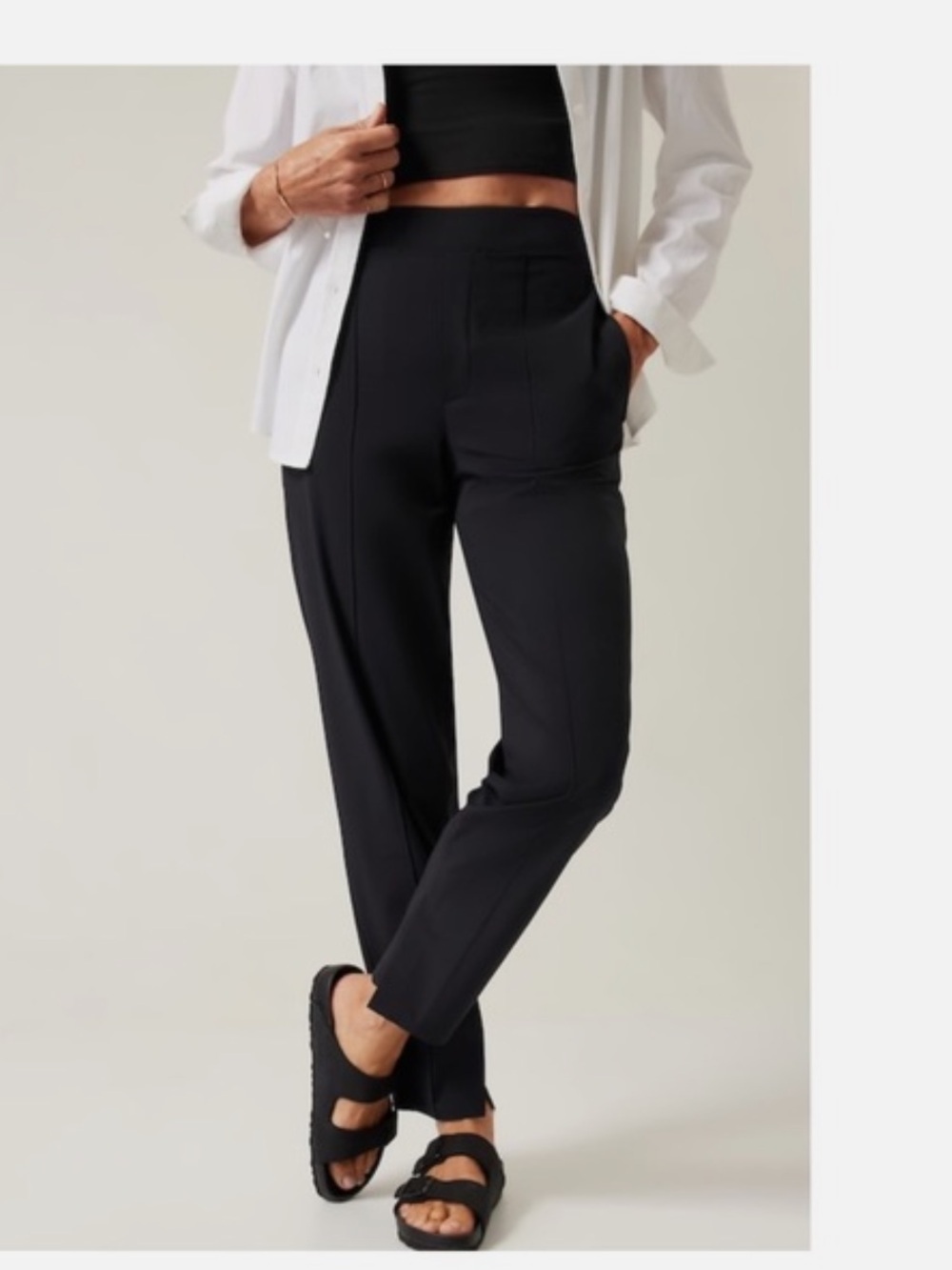 Athleta Brooklyn Heights Pant Size 16 Black